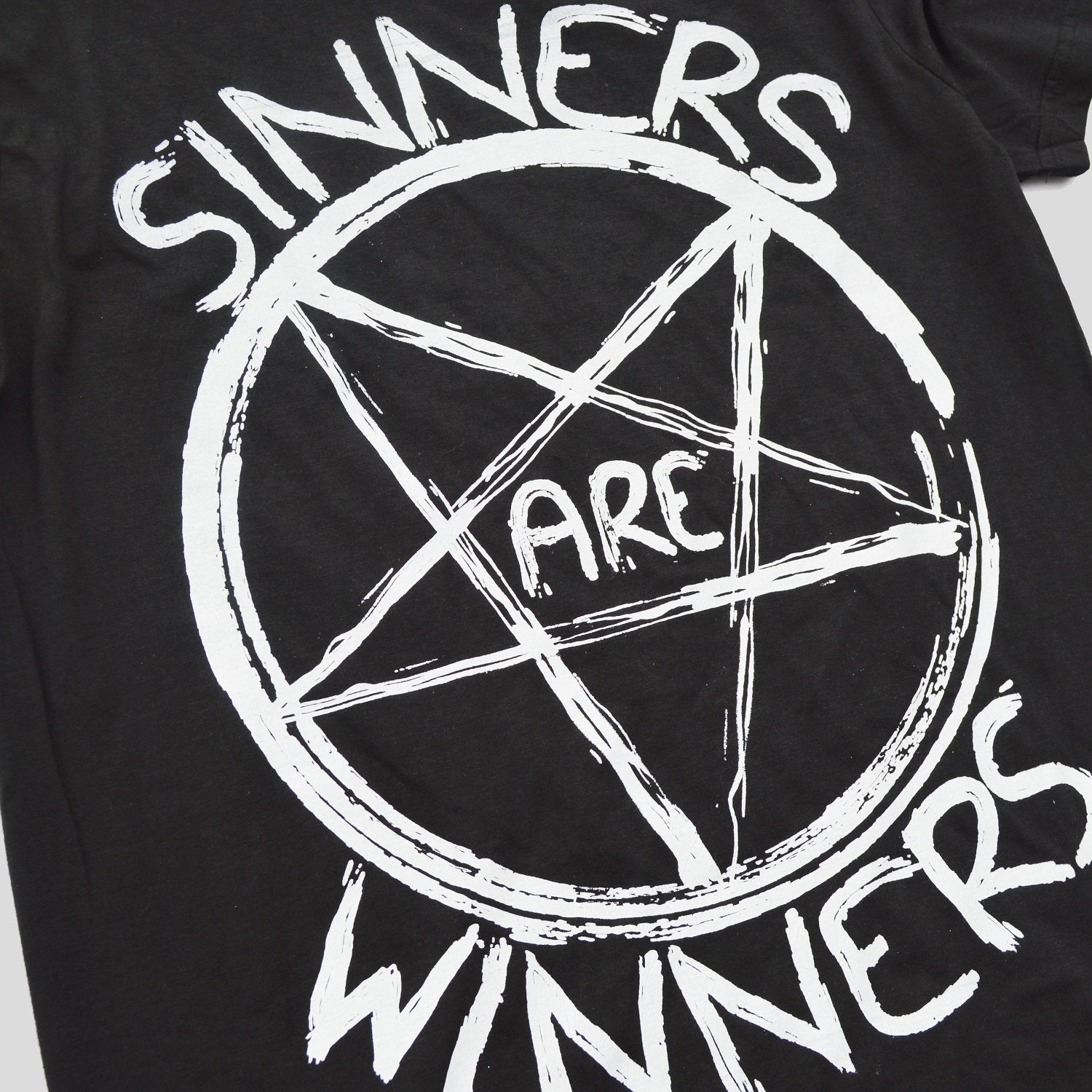 Sinners Are Winners Black T-shirt - Free Shipping - iimvclothing