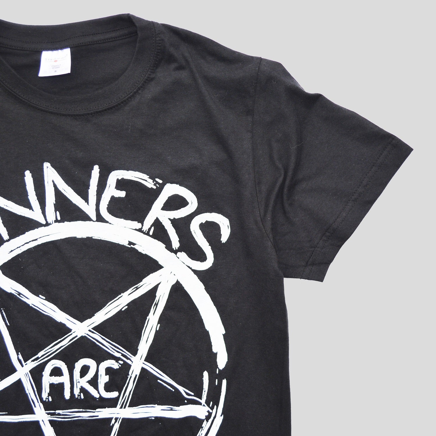 Sinners Are Winners Black T-shirt - Free Shipping - iimvclothing