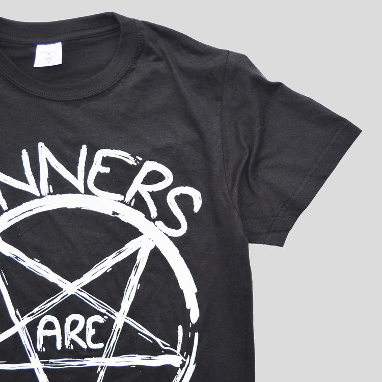 Sinners Are Winners Black T-shirt - Free Shipping - iimvclothing