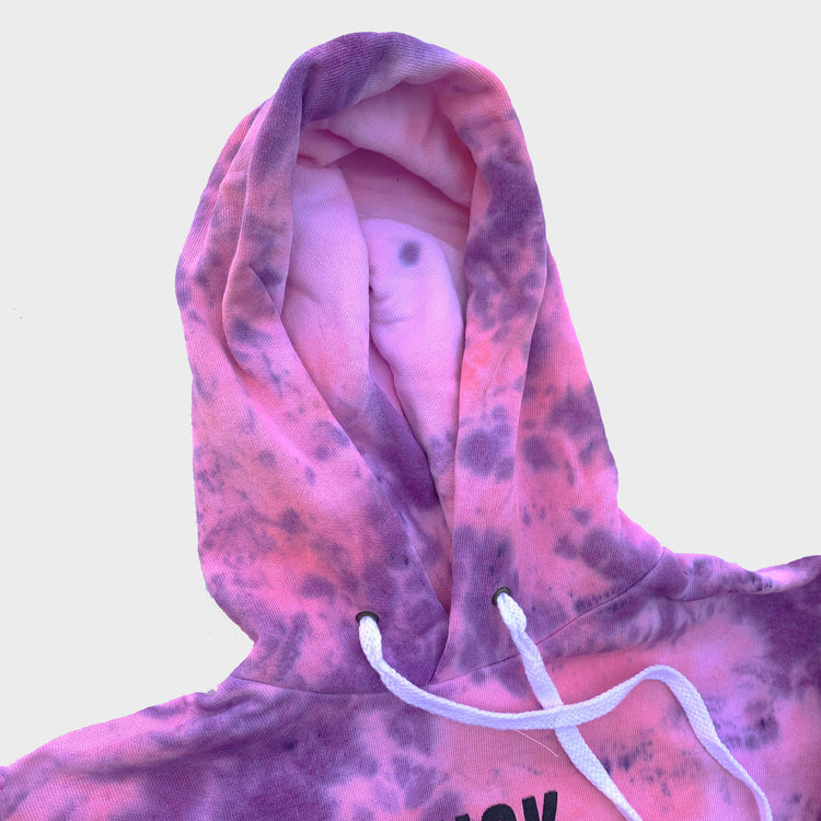 Thick Thighs Thin Patience Pink/Purple Tie Dye Hoodie - Free Shipping - iimvclothing