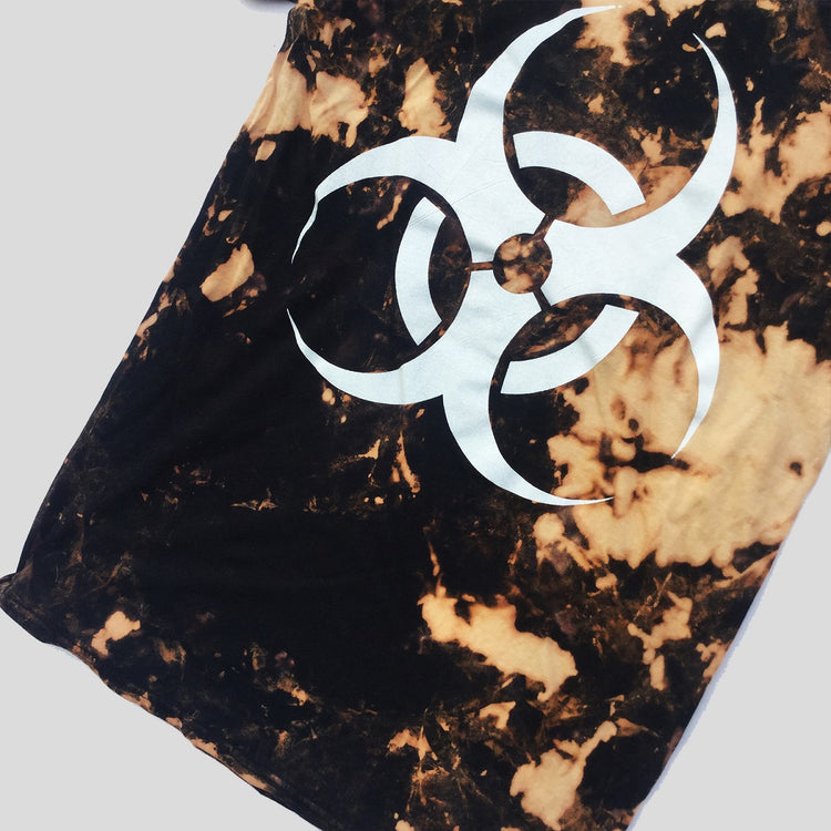 Toxic Acid Burned Tie Dye T-shirt - Free Shipping - iimvclothing