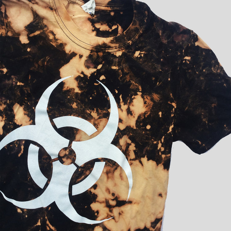 Toxic Acid Burned Tie Dye T-shirt - Free Shipping - iimvclothing