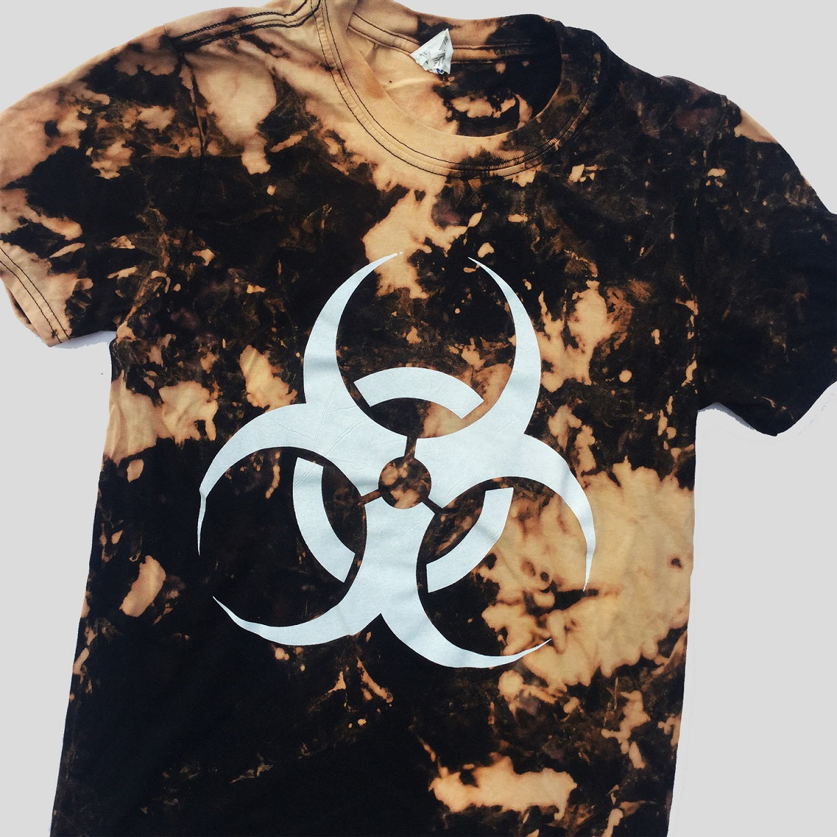 Toxic Acid Burned Tie Dye T-shirt - Free Shipping - iimvclothing