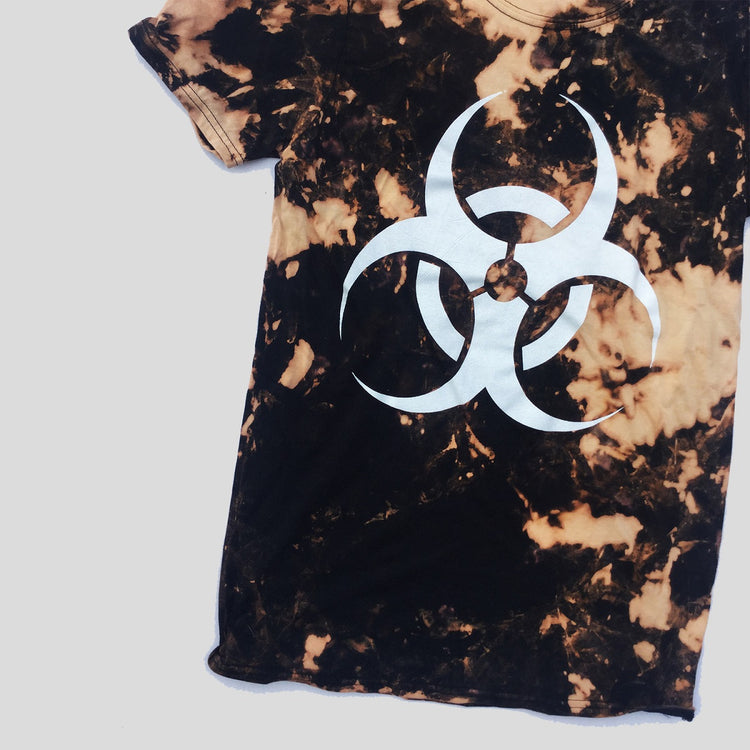 Toxic Acid Burned Tie Dye T-shirt - Free Shipping - iimvclothing