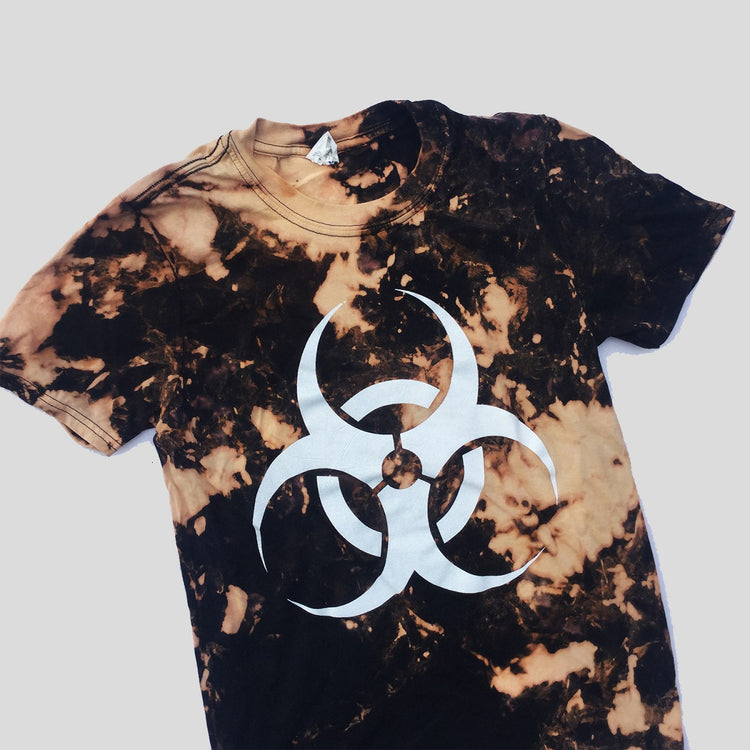 Toxic Acid Burned Tie Dye T-shirt - Free Shipping - iimvclothing