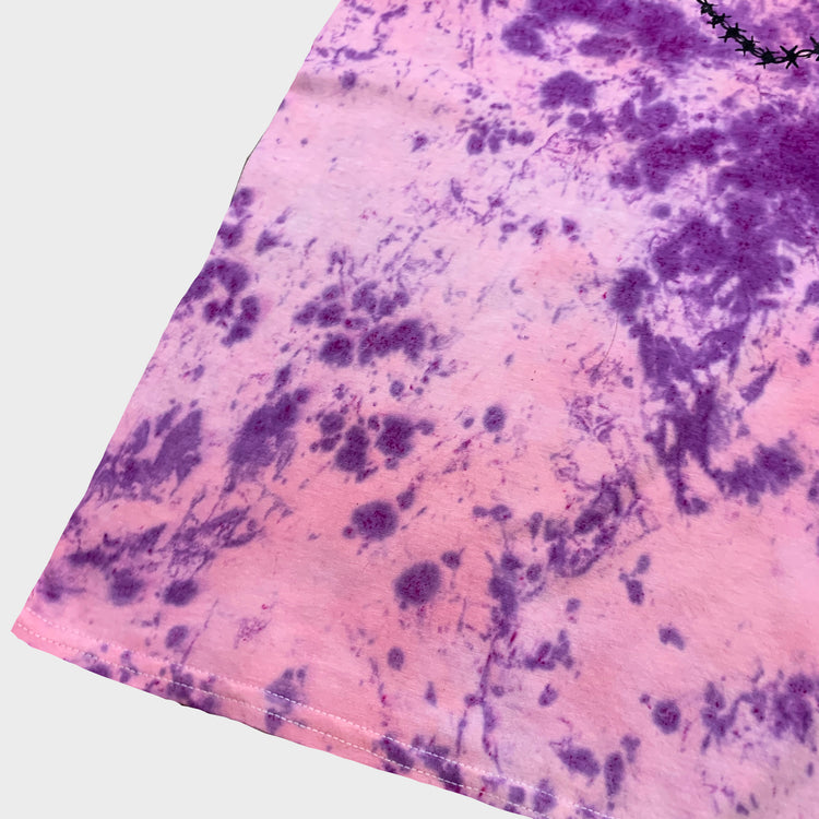 Dead Inside Pink/Purple Tie Dye T-shirt