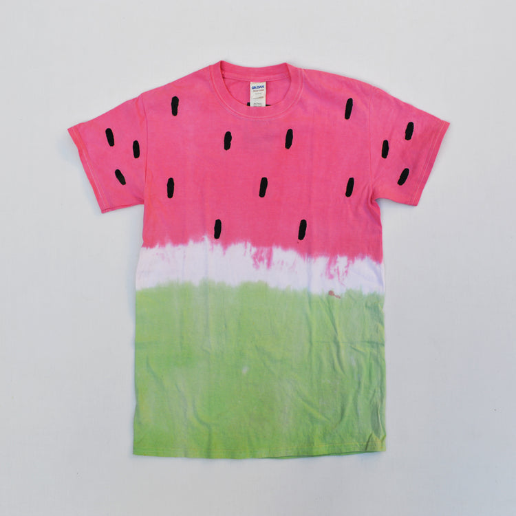 Watermelon Red/Green Tie Dye T-shirt - Free Shipping - iimvclothing