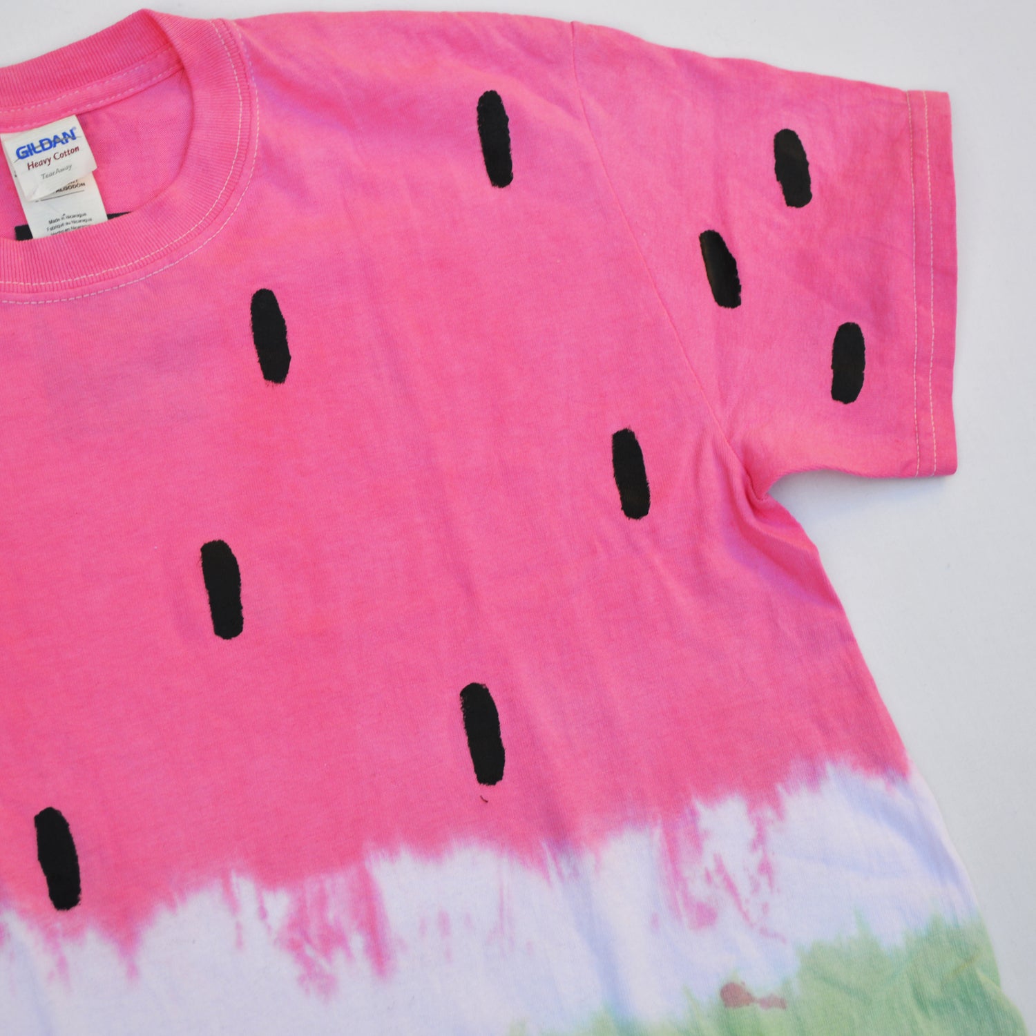 Watermelon Red/Green Tie Dye T-shirt - Free Shipping - iimvclothing