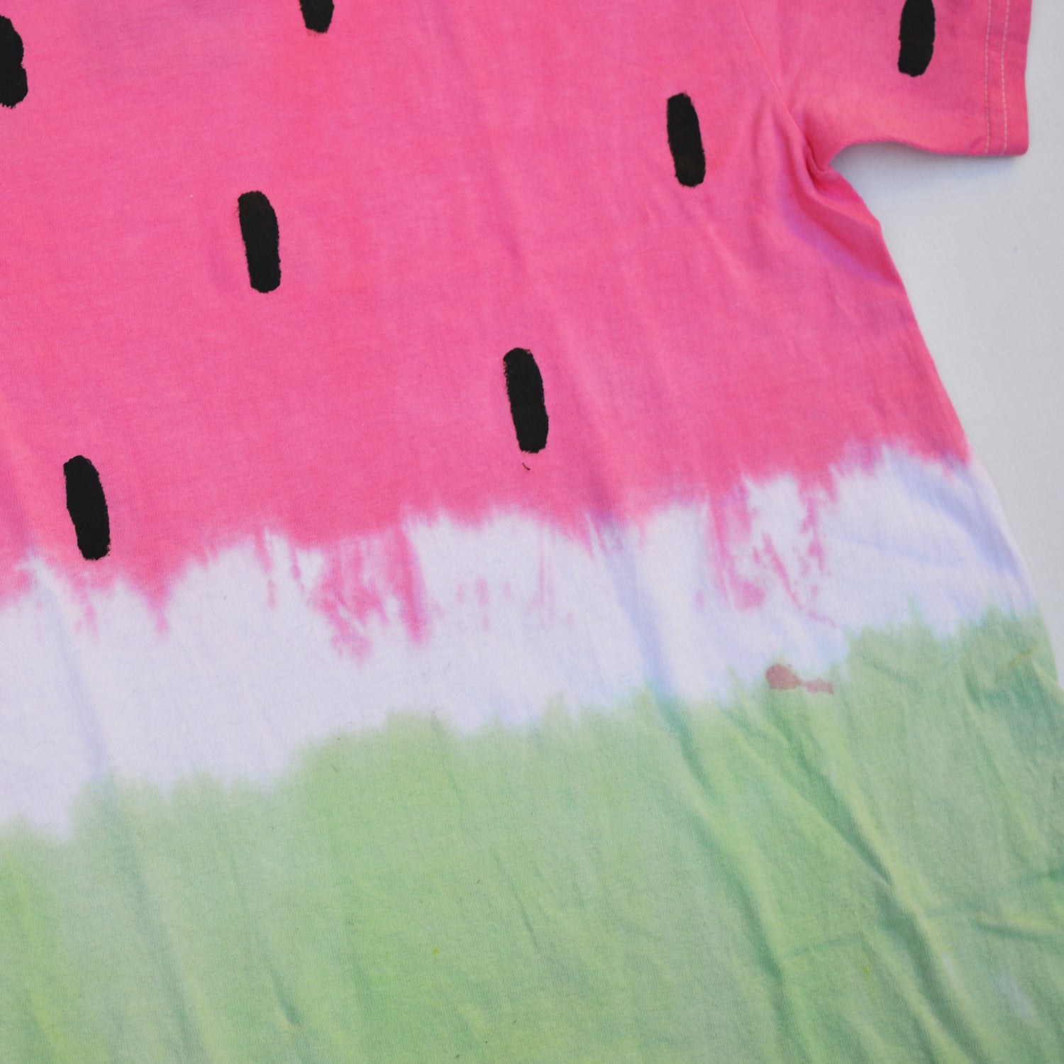 Watermelon Red/Green Tie Dye T-shirt - Free Shipping - iimvclothing