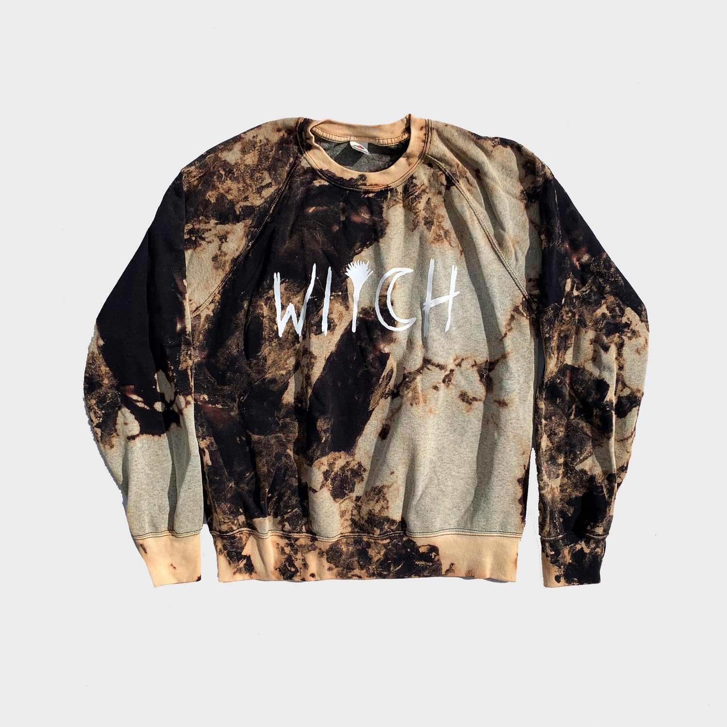 Witch Acid Burned Tie Dye Sweatshirt - Free Shipping - iimvclothing