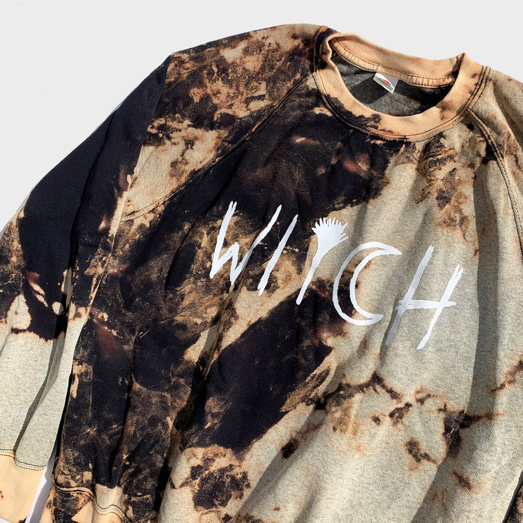 Witch Acid Burned Tie Dye Sweatshirt - Free Shipping - iimvclothing