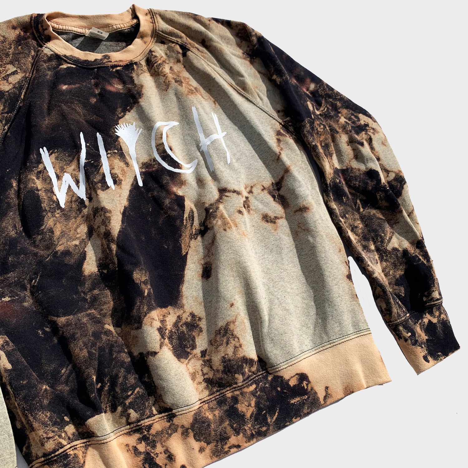 Witch Acid Burned Tie Dye Sweatshirt - Free Shipping - iimvclothing