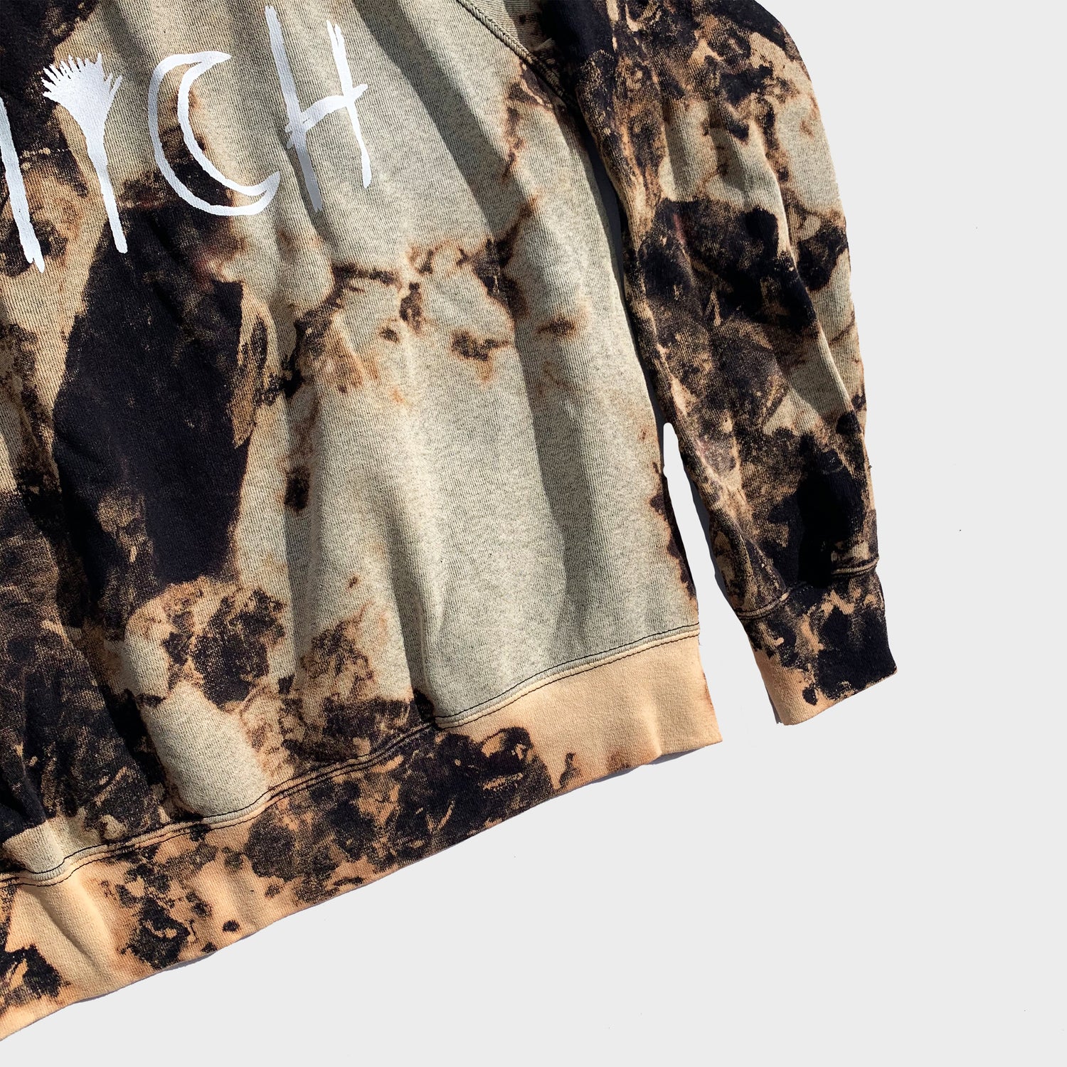 Witch Acid Burned Tie Dye Sweatshirt - Free Shipping - iimvclothing