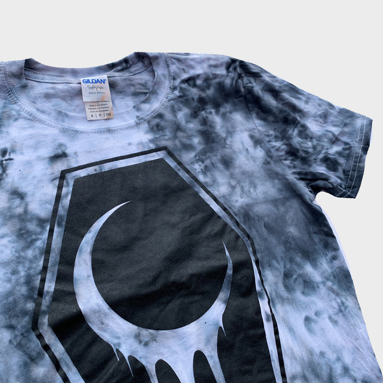 Crescent Coffin Grey Tie Dye T-shirt - Free Shipping - iimvclothing