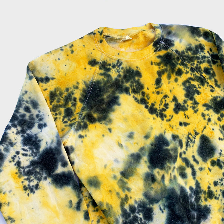 Yellow/Black Tie Dye Sweatshirt - Free Shipping - iimvclothing