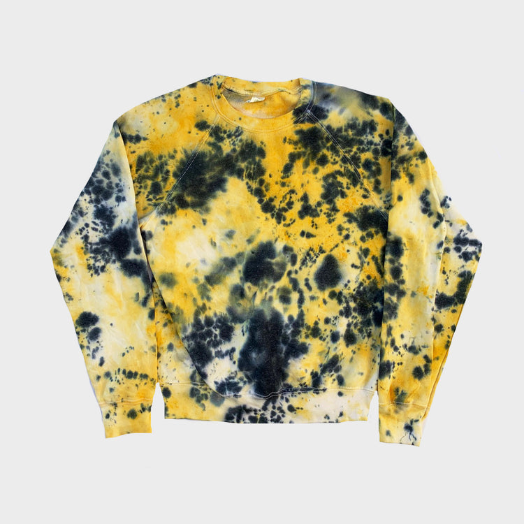 Yellow/Black Tie Dye Sweatshirt - Free Shipping - iimvclothing