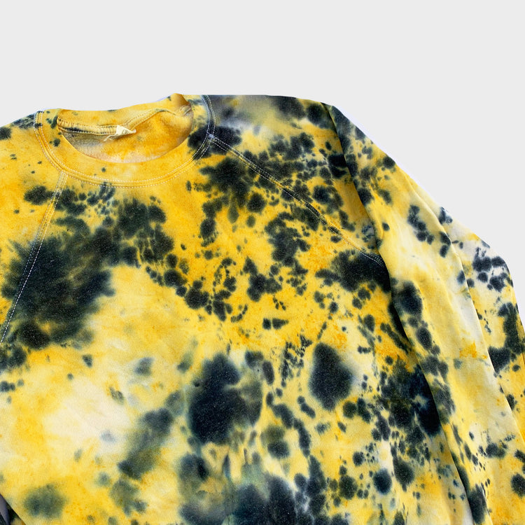 Yellow/Black Tie Dye Sweatshirt - Free Shipping - iimvclothing
