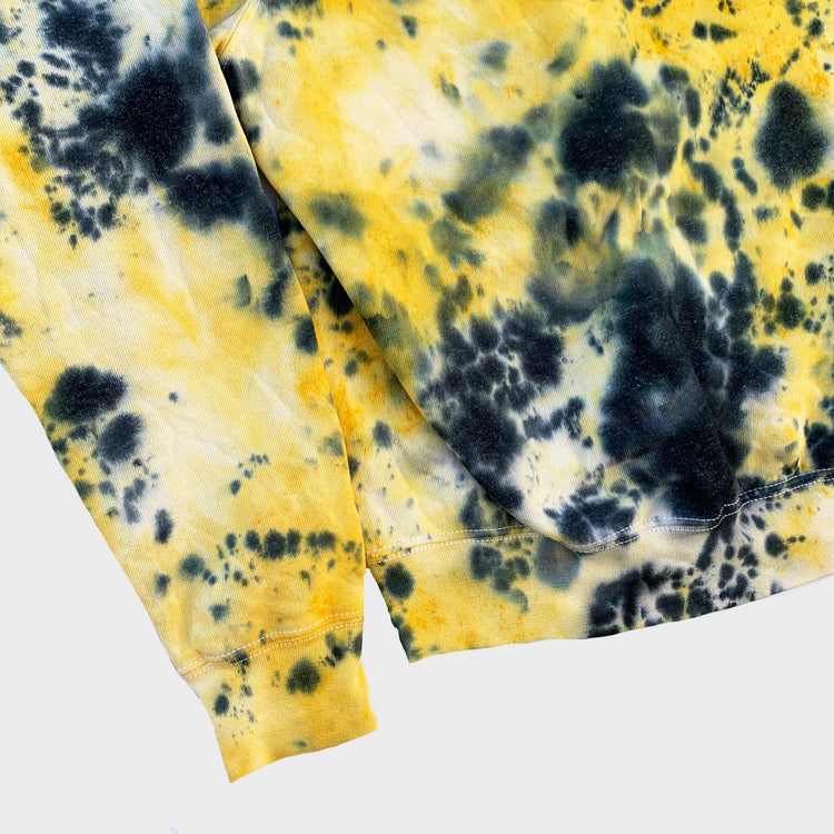 Yellow/Black Tie Dye Sweatshirt - Free Shipping - iimvclothing