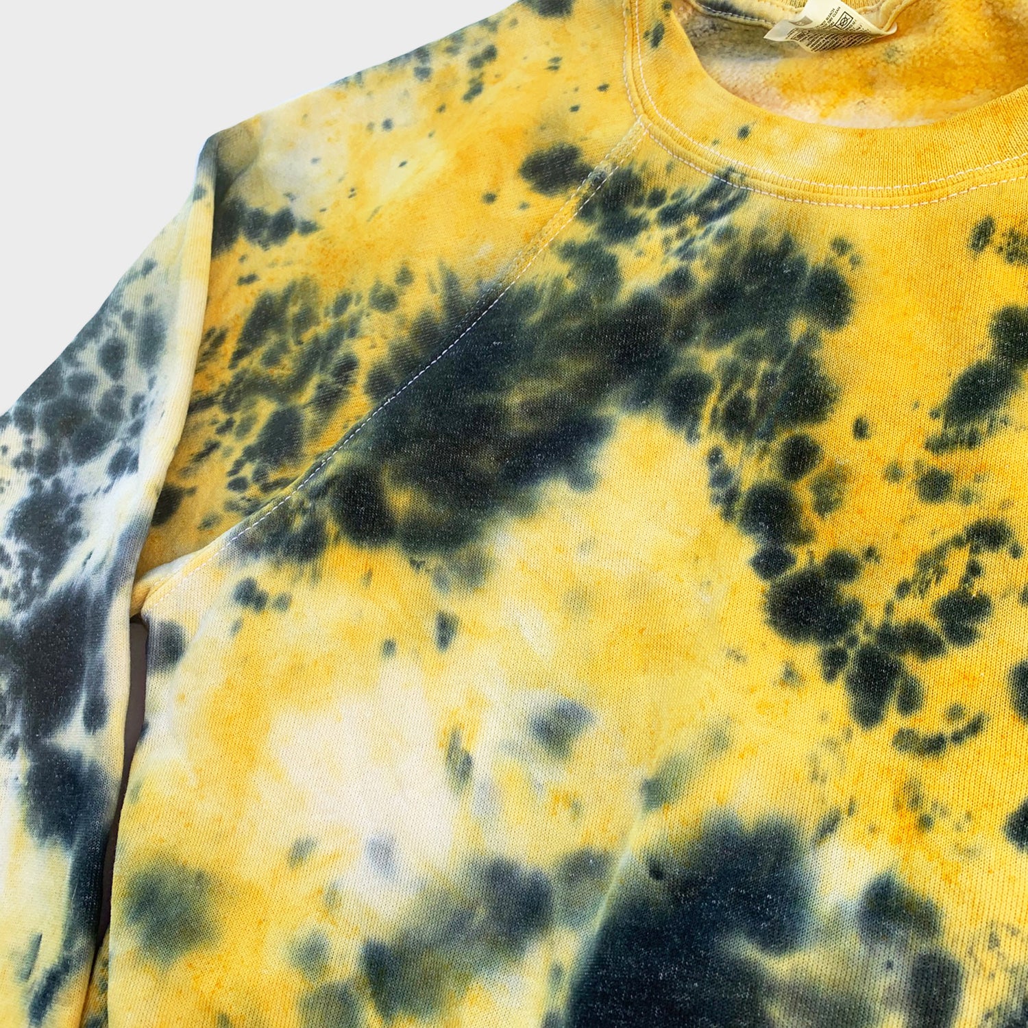 Yellow/Black Tie Dye Sweatshirt - Free Shipping - iimvclothing