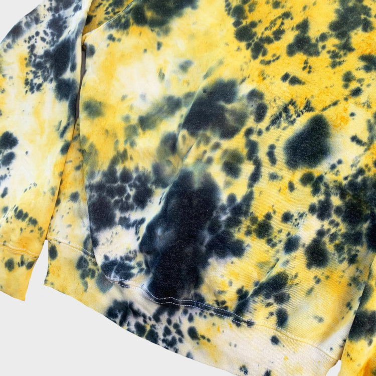 Yellow/Black Tie Dye Sweatshirt - Free Shipping - iimvclothing