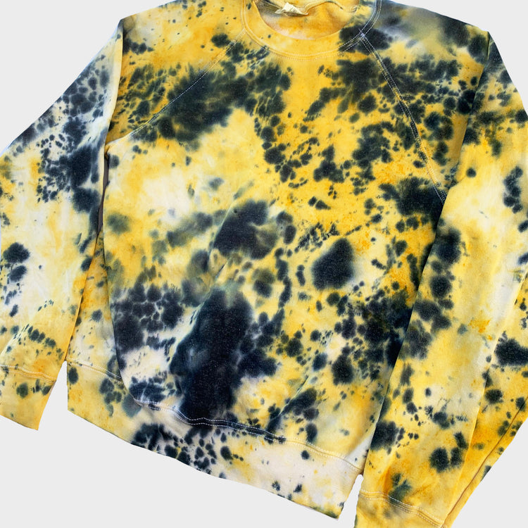 Yellow/Black Tie Dye Sweatshirt - Free Shipping - iimvclothing