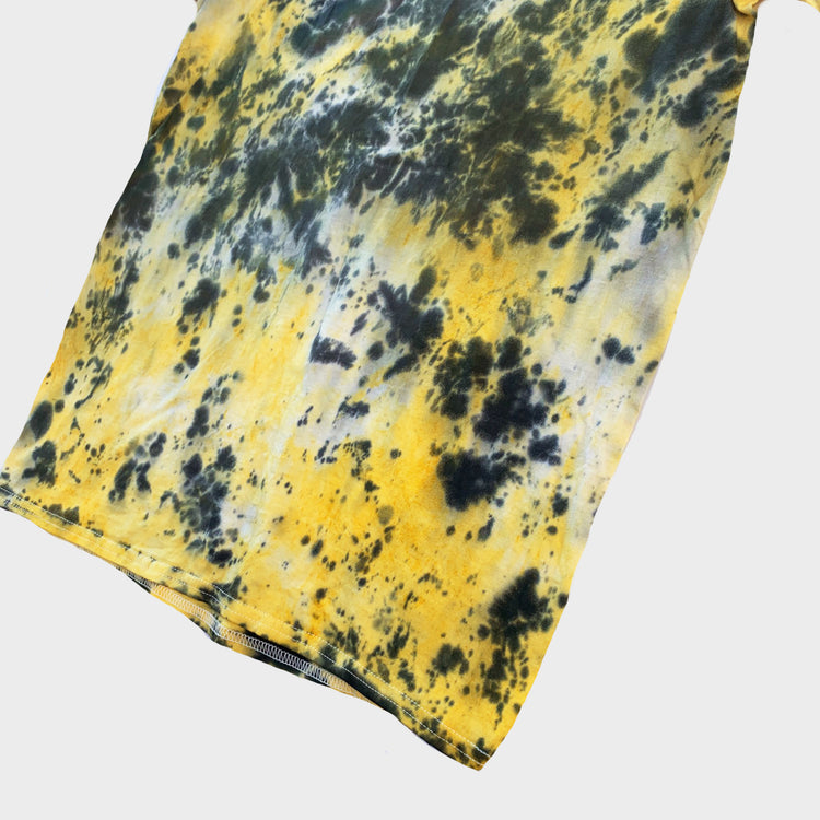 Yellow/Black Tie Dye T-shirt - Free Shipping - iimvclothing
