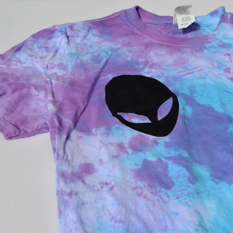 Alien Boobs Purple/Blue Tie Dye T-shirt - Free Shipping - iimvclothing