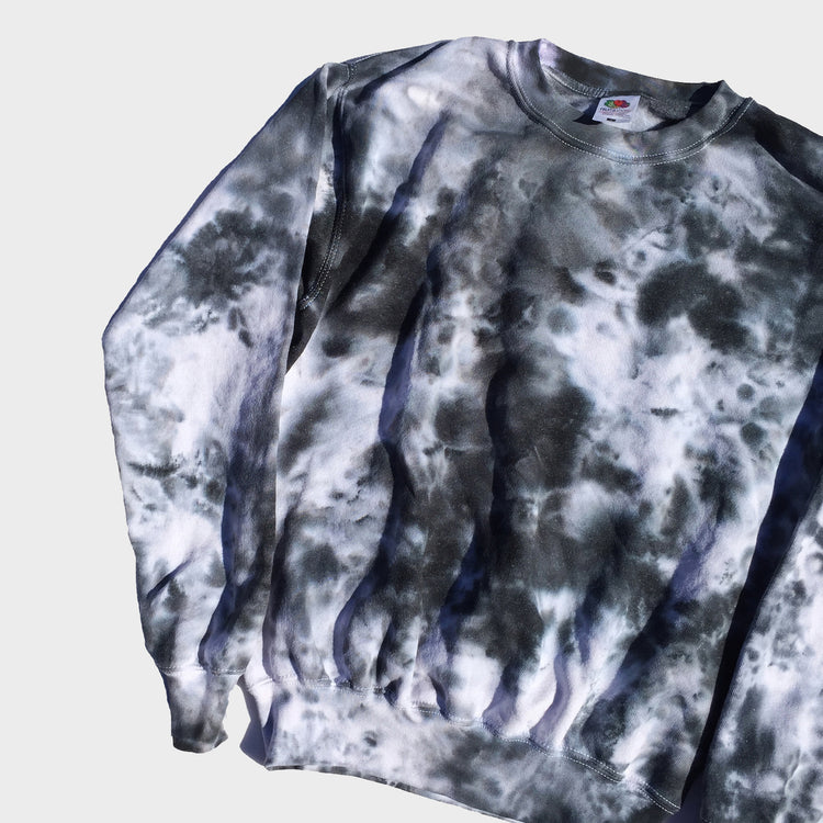 Grey/Black Tie Dye Sweatshirt - Free Shipping - iimvclothing