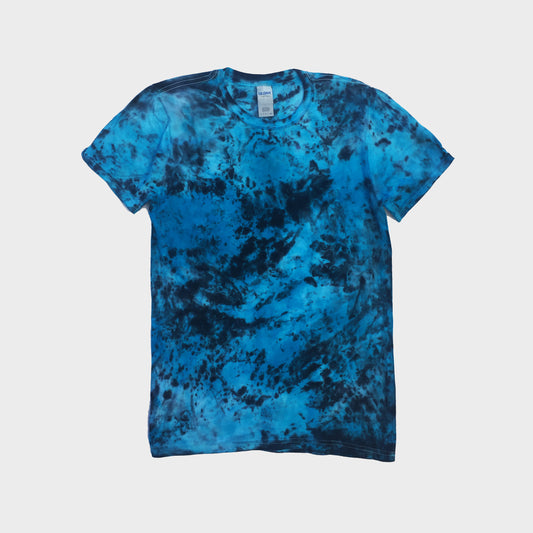 Blue/Black Tie Dye T-shirt - Free Shipping - iimvclothing