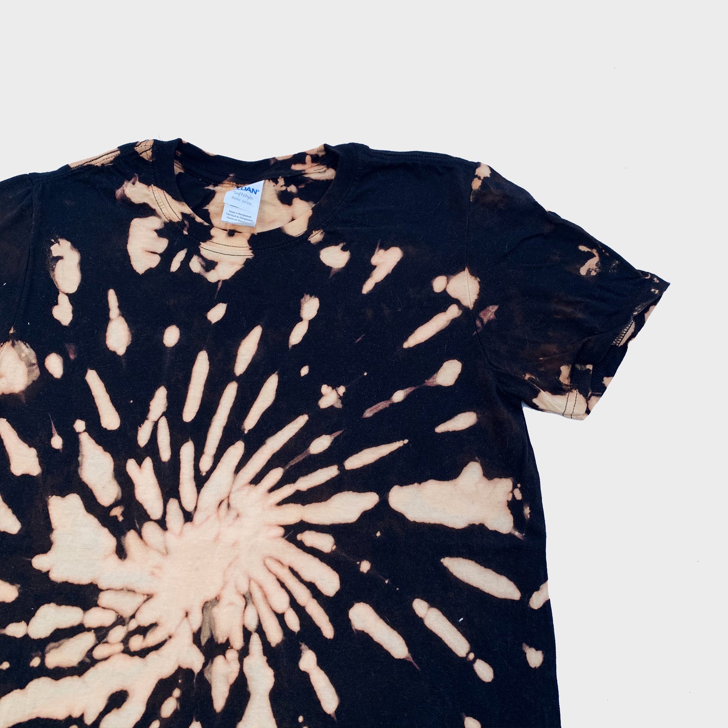 Acid Burned Spiral Tie Dye T-shirt - Free Shipping - iimvclothing