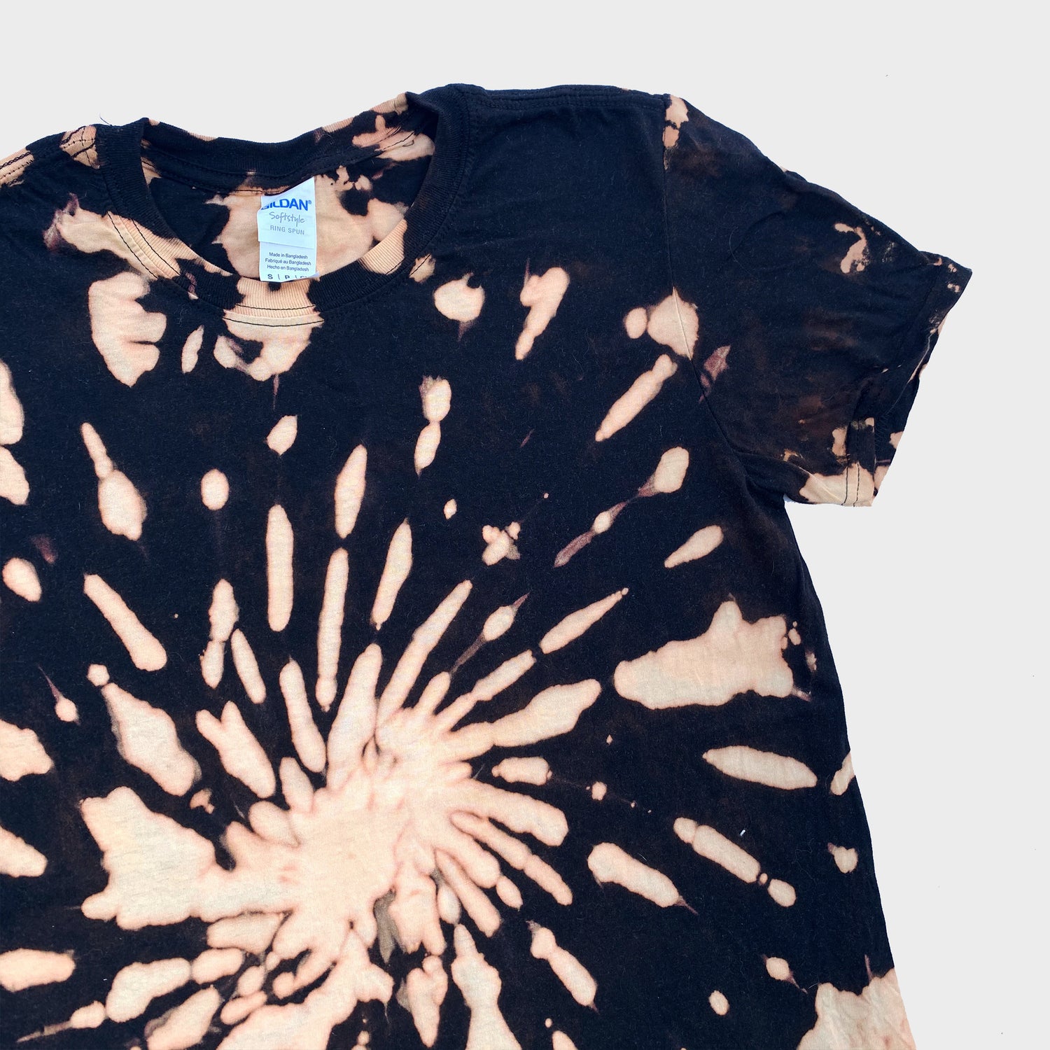 Acid Burned Spiral Tie Dye T-shirt - Free Shipping - iimvclothing