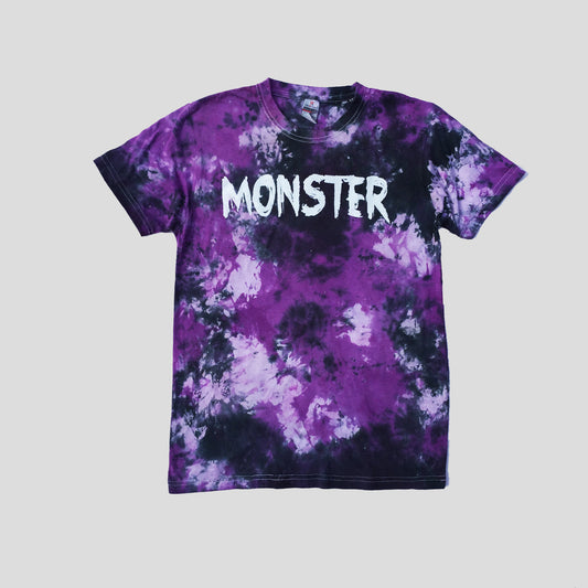 Monster Purple/Black Tie Dye T-shirt - Free Shipping - iimvclothing