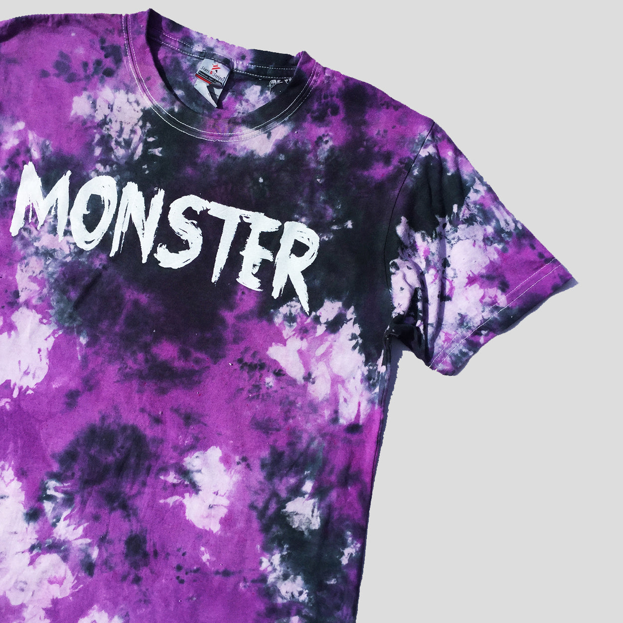 Monster Purple/Black Tie Dye T-shirt - Free Shipping - iimvclothing