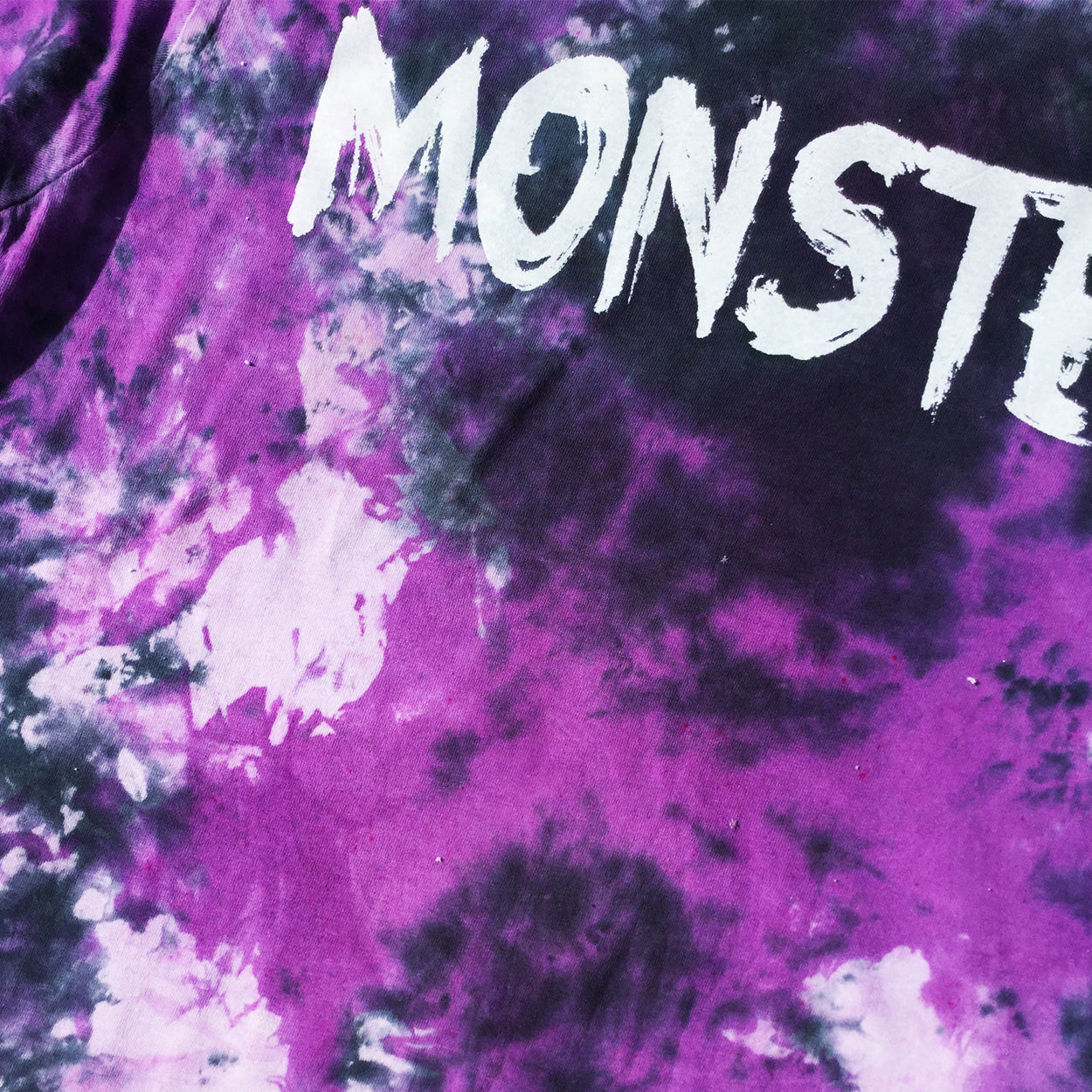 Monster Purple/Black Tie Dye T-shirt - Free Shipping - iimvclothing