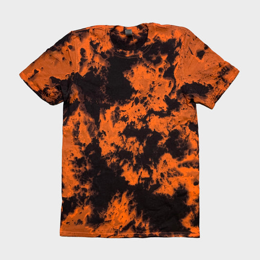 Orange/Black Tie Dye T-shirt