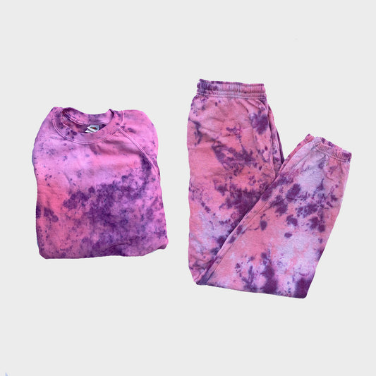 Pink/Purple Tie Dye Set - Free Shipping - iimvclothing