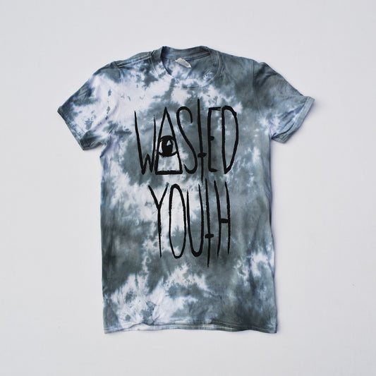 Wasted Youth Grey Tie Dye T-shirt - Free Shipping - iimvclothing