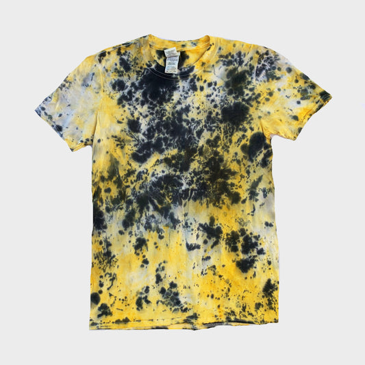 Yellow/Black Tie Dye T-shirt - Free Shipping - iimvclothing