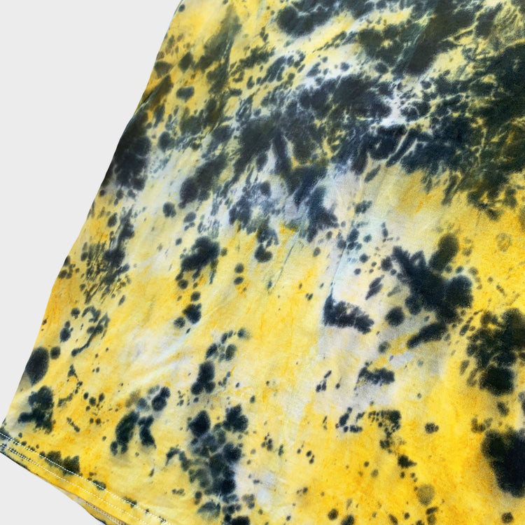 Yellow/Black Tie Dye T-shirt - Free Shipping - iimvclothing