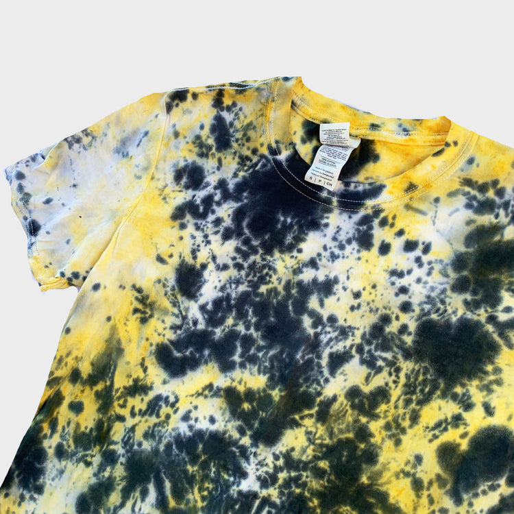 Yellow/Black Tie Dye T-shirt - Free Shipping - iimvclothing