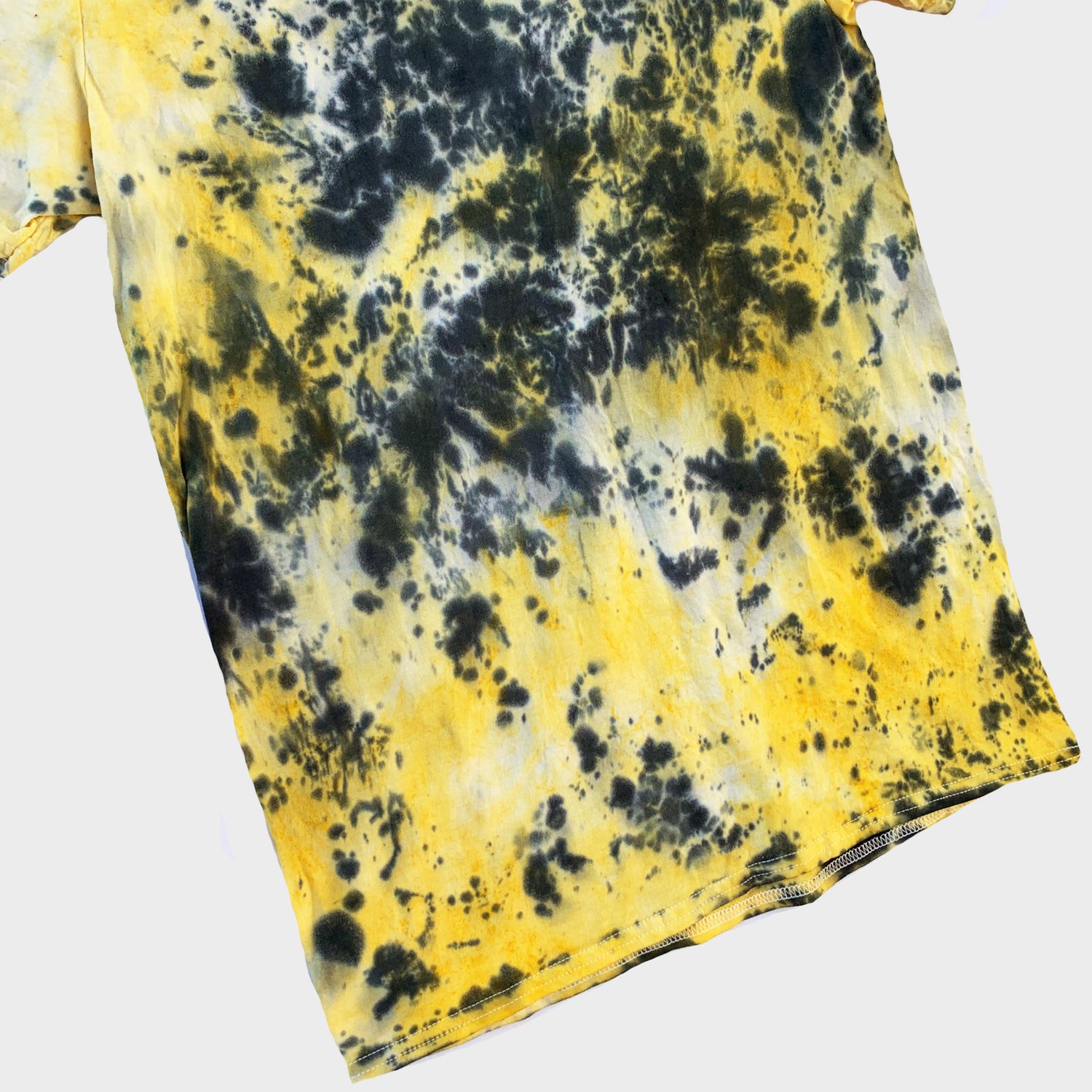 Yellow/Black Tie Dye T-shirt - Free Shipping - iimvclothing